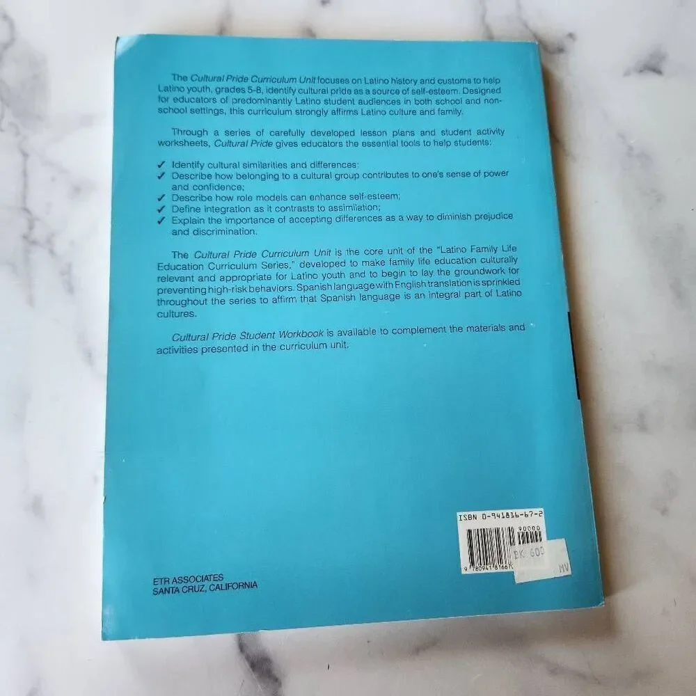 Cultural pride curriculum unit Latino family life educational series teachers re